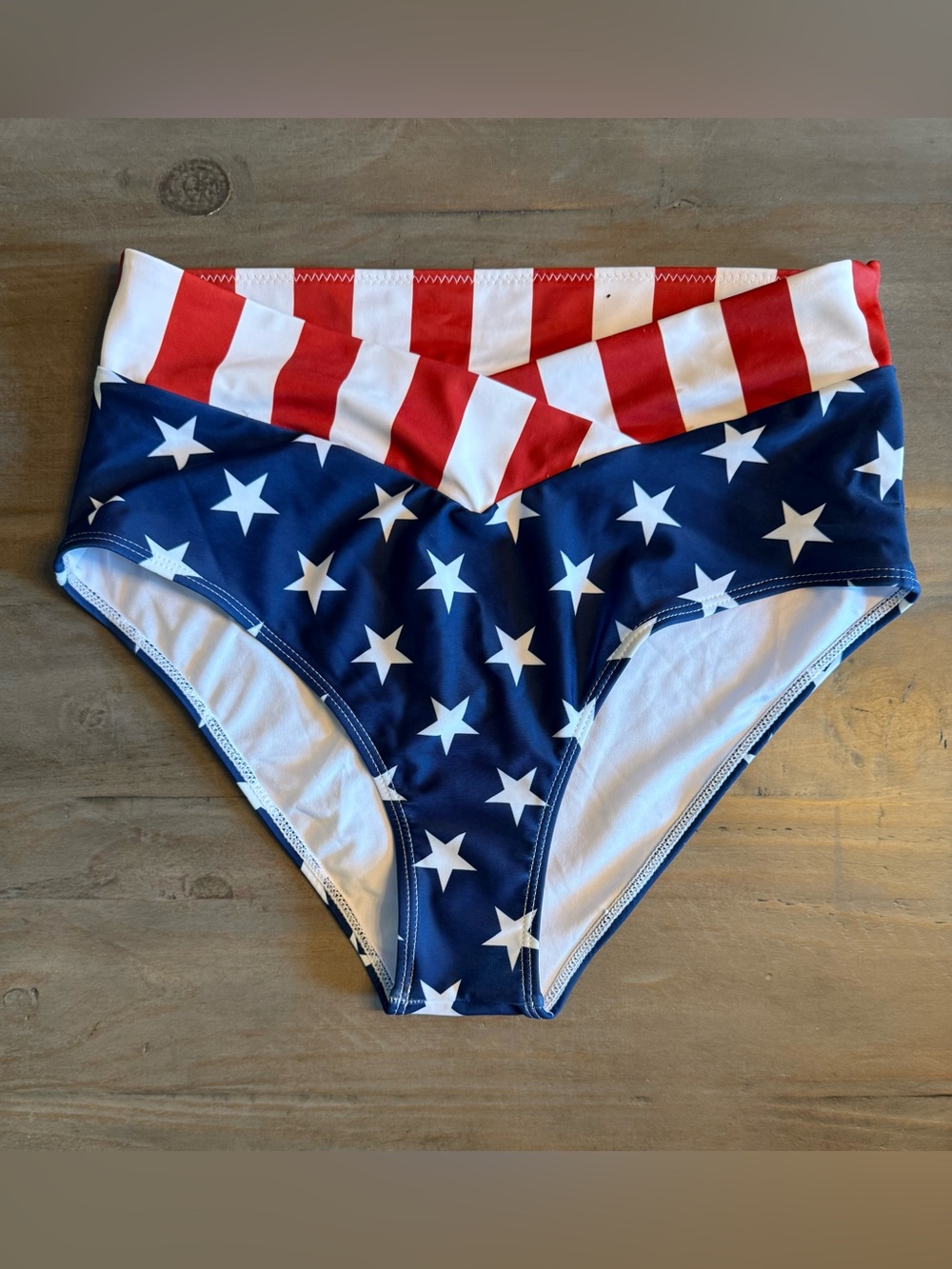 American Flag Bikini bottom Stars and Strips NWT
